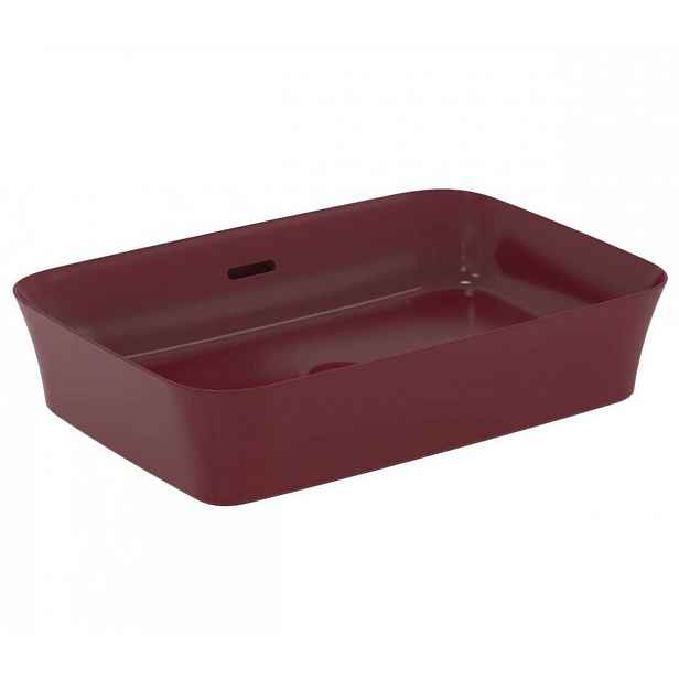 Ideal Standard Ipalyss - Umyvadlo na desku, 55x38 cm, s přepadem, Pomegranate E2078V6
