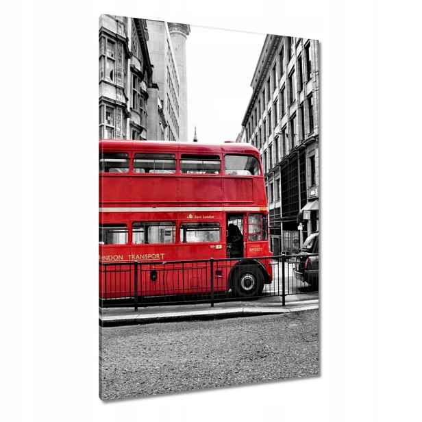 Obrazy 80x120 Červený autobus Londýn