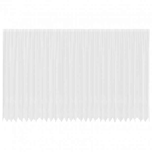 vidaXL Čipkový Závěs Bílá 280 x 750 cm Polyester