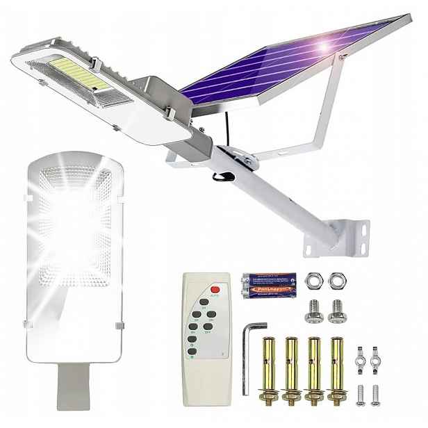 Výkonná Solární Lampa Pouliční Lampa Senzor Soumraku Dálkové Ovládání 45 W