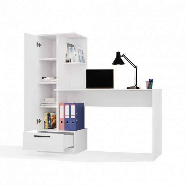 RAUMHIRSCH FURNITURE PSACÍ STŮL Bílý 143/140/50