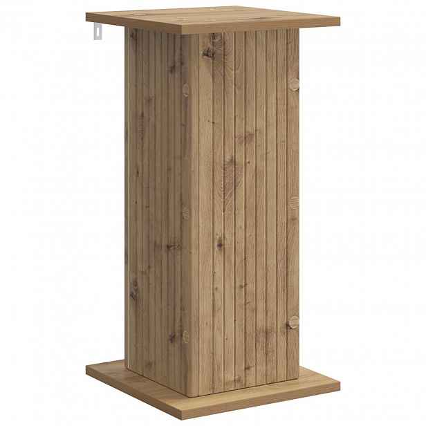 vidaXL Stojan na rostliny Dub artisan 30,5 x 30 x 60,5 cm