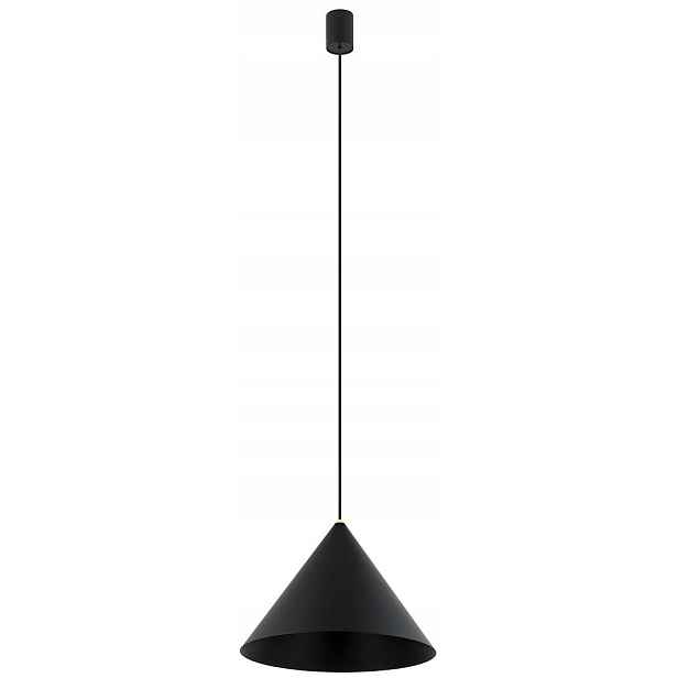 Závěsná lampa Zenith M Černá 1xGU10 ES111 35 cm Stropní Svítidlo Pokoj Dům