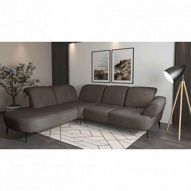 Sit & More ROHOVÁ SEDAČKA, textil, jílová barva