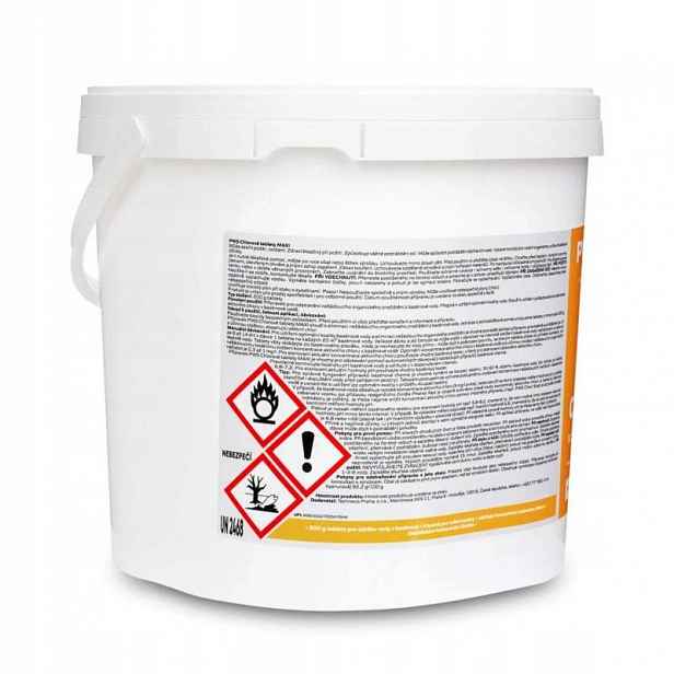 Chemie bazénová, Chlorové tablety Maxi, 5kg, Pws