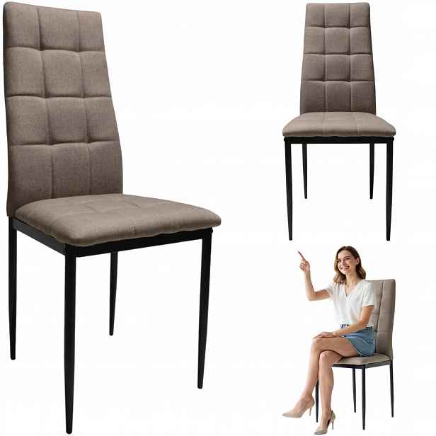 4 Křesla Solden Káva s mlékem Čalouněná, Ergonomická jídelna a kuchyně