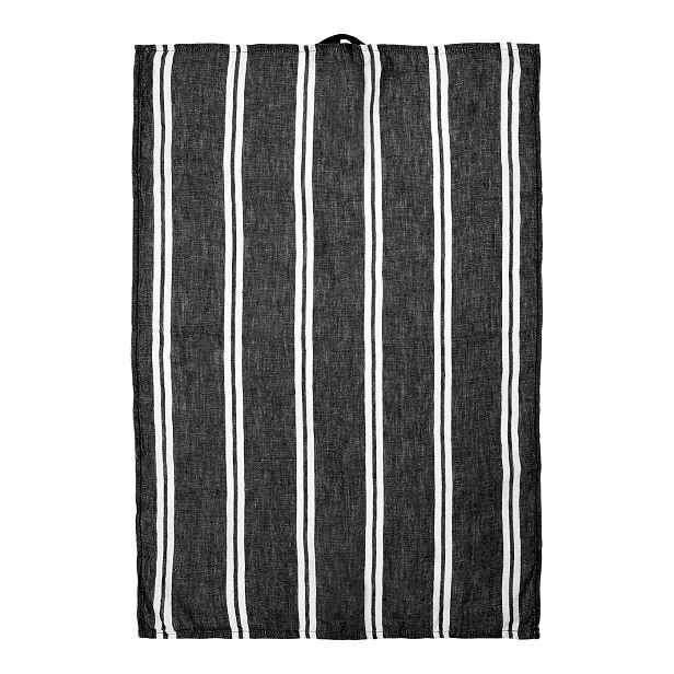 Lněná utěrka 70x50 cm KITCHEN TEXTILES ASA Selection - šedá