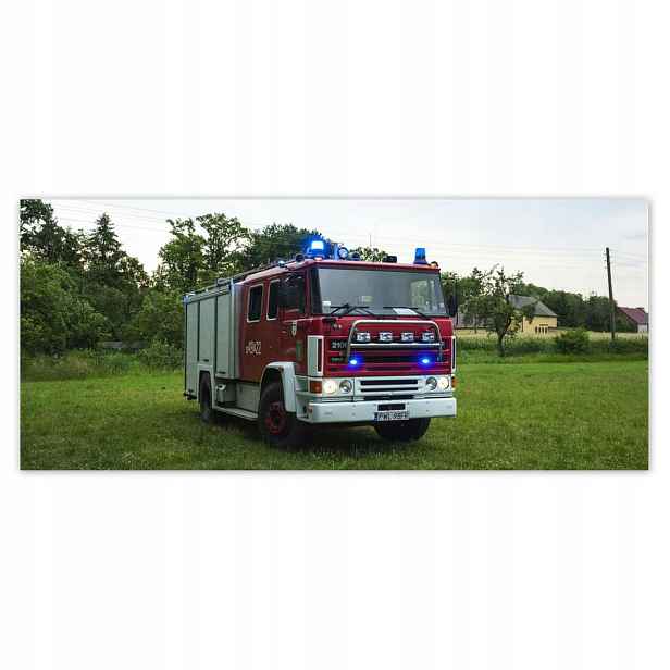 Fototapety 211x91 Hasičský vůz