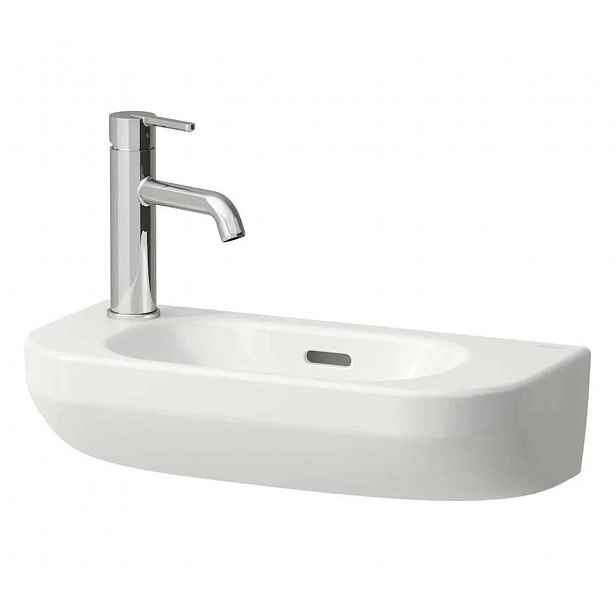 Laufen Lua - Umývátko 50x23 cm, s přepadem, otvor pro baterii vlevo, LCC, bílá H8150824001051