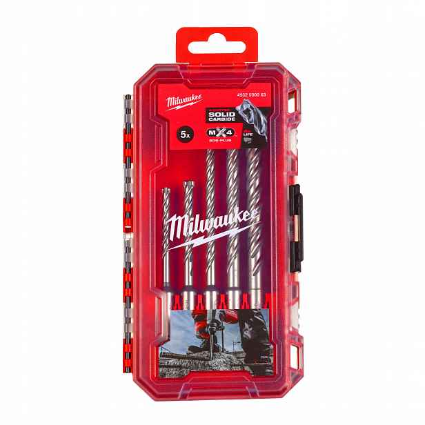 Sada vrtáků do betonu Sds Plus 5-10 mm 5 dílů Milwaukee MX4