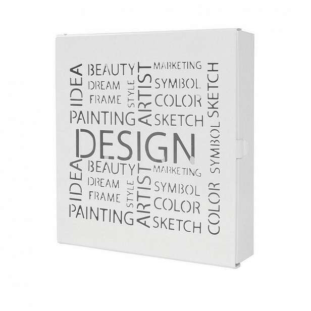 Skříňka Na Klíče Design Biela