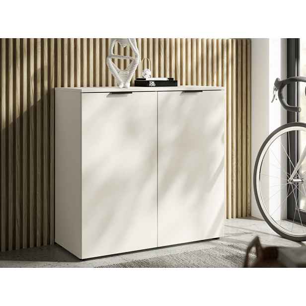 Úložná skříňka Linz 90 cm, kašmírová béžová