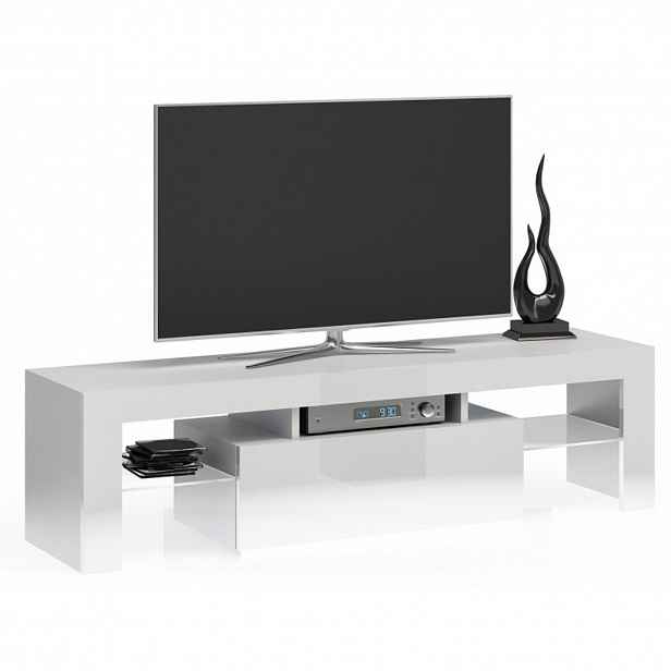 Stolek pod televizi DEKO 140 cm bílý