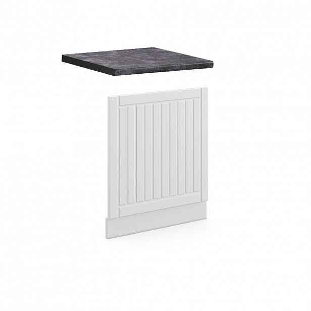 Vicco PŘEDNÍ PANEL Fame-Line Bílý venkovský dům 60 cm , PD Antracit