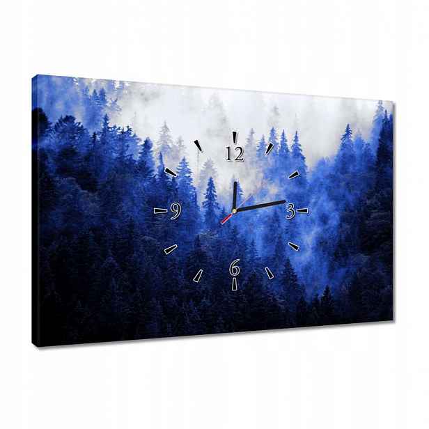 Hodiny 60x40 Modrá krajina Hory