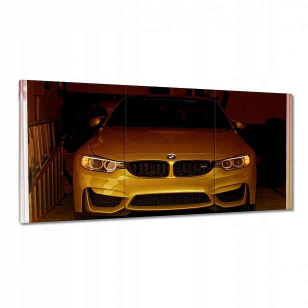 Obrazy 120x60 Zlaté Bmw Sportovní