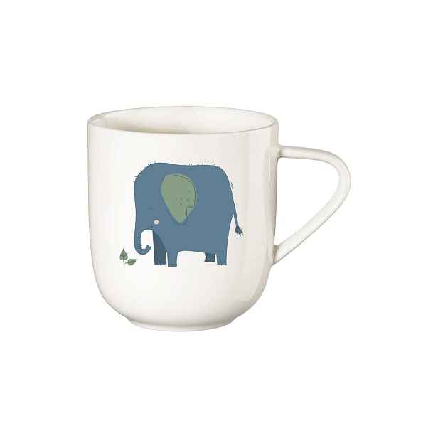 Porcelánový hrnek s uchem 250 ml KIDS ELEFANT ASA Selection - bílý
