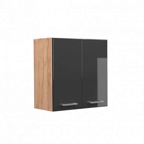 Vicco VĚŠÁK NA STĚNU R-Line Antracitový vysoký lesk 60 cm