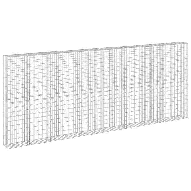 vidaXL Gabion s drátem 5 mm a síťkou 5x10 cm 500x30x200 cm