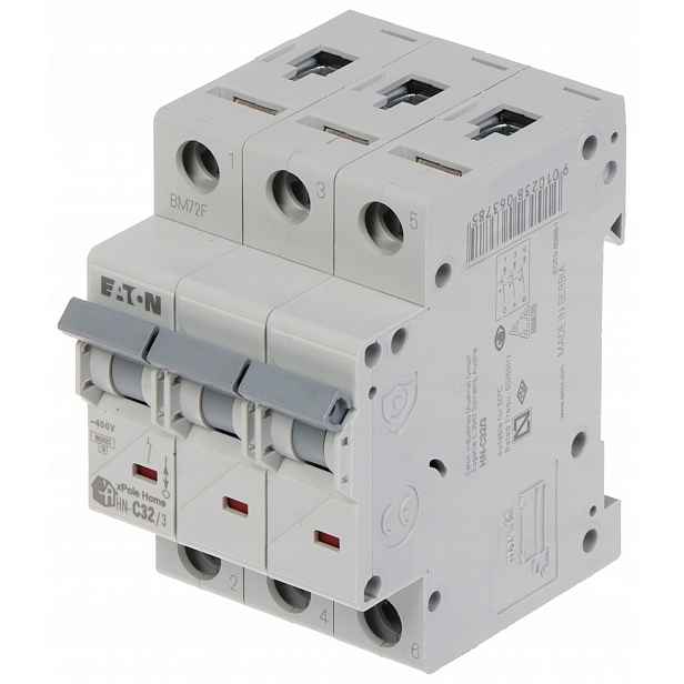 Nadproudový Vypínač HN-C32/3 Třífázový 32A Typ C Eaton