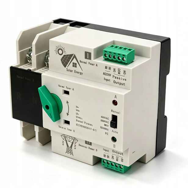 Automatický Přepínač Dvounapájení 2P AC220V 100A
