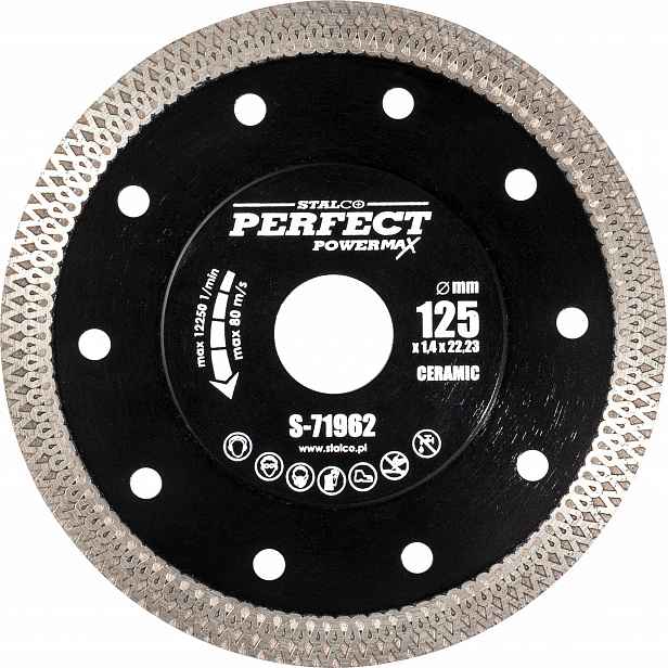 Diamantový kotouč Ceramic 125 x 1.4 mm Stalco