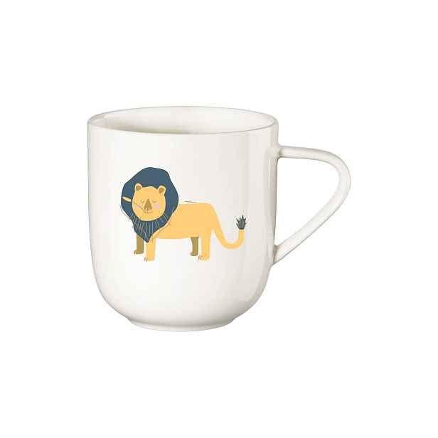 Porcelánový hrnek s uchem 250 ml KIDS LEO ASA Selection - bílý