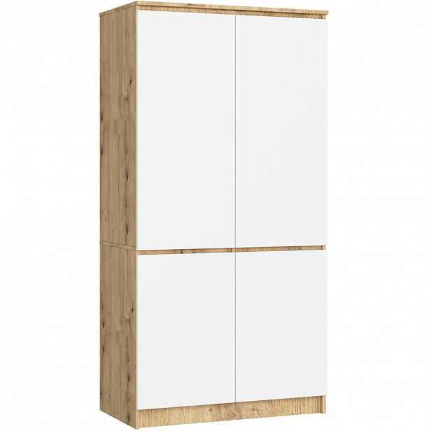 RAUMHIRSCH FURNITURE SKŘÍŇ dub Artisan, bílá 180/90/51