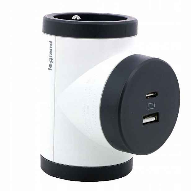 Rozbočka 2X2P+Z Usb Legrand 049437