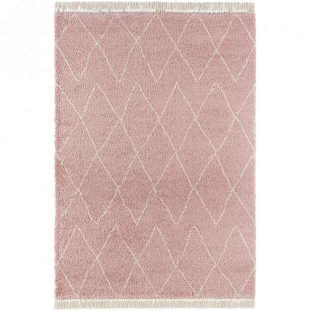 Růžový koberec Mint Rugs Jade, 80 x 150 cm