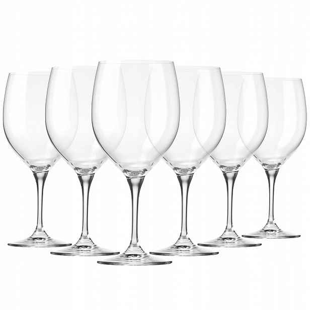 Skleničky na červené a bílé víno Krosno Xno Wine komplet 540 ml 6 ks