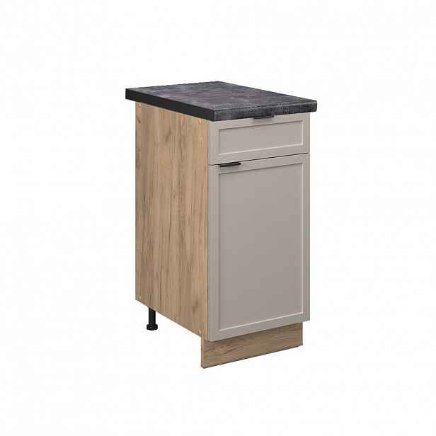 Vicco SPODNÍ SKŘÍŇKA KUCHYŇSKÉ LINKY Fame-Line GreyBeige 40 cm , PD Antracit