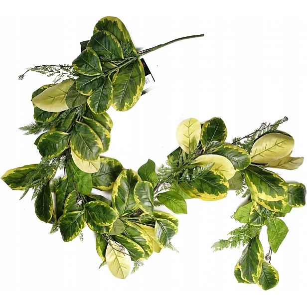 Leaf Design umělá girlanda zlatý fíkus 180 cm