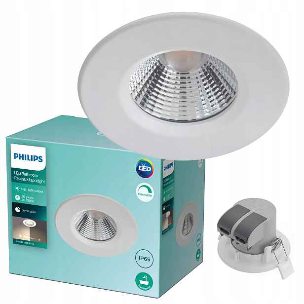 Podomítkové Led svítidlo 5.5W 350lm 2700K Dive Bathroom Philips