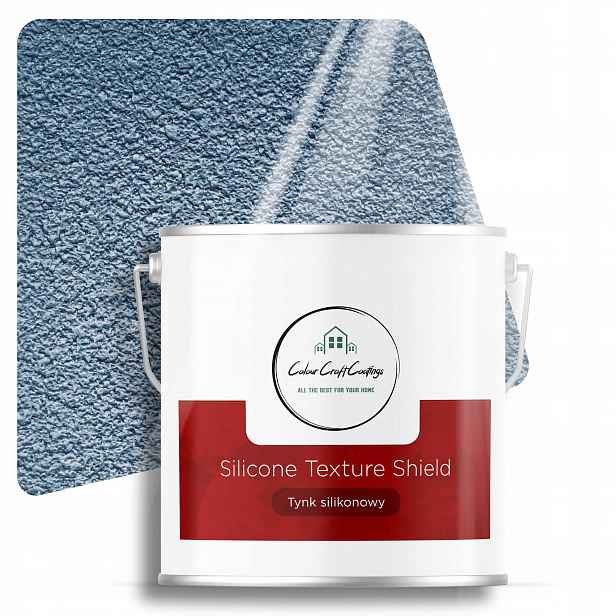 Silikonová omítka 1.0MM Beránek Modrý 7KG F126