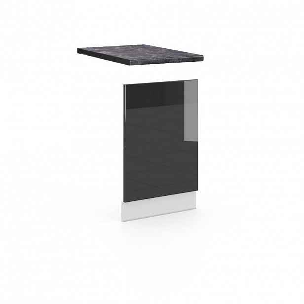 Vicco PŘEDNÍ PANEL Fame-Line Antracitový vysoký lesk 45 cm , PD Antracit