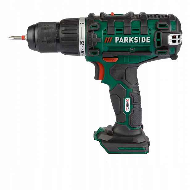 Aku Vrtačka Parkside Pabs 20-Li I9 20V kufr bez akumulátoru a nabíječky