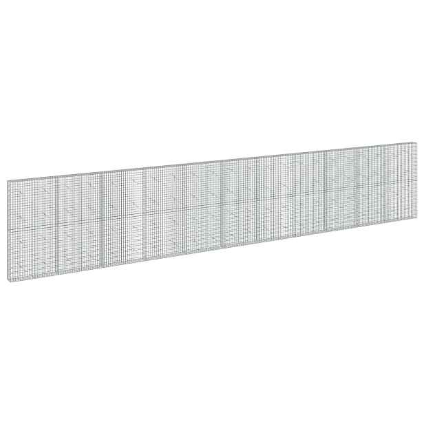 vidaXL Gabion s drátem 5 mm a síťkou 5x10 cm 1100x20x200 cm
