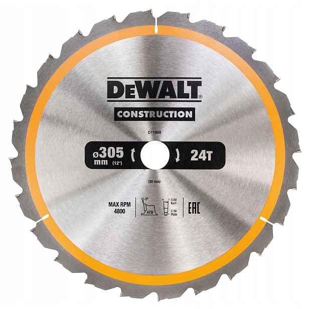 Dewalt Pila Kotoučová 305x30mmx24z DT1958-QZ