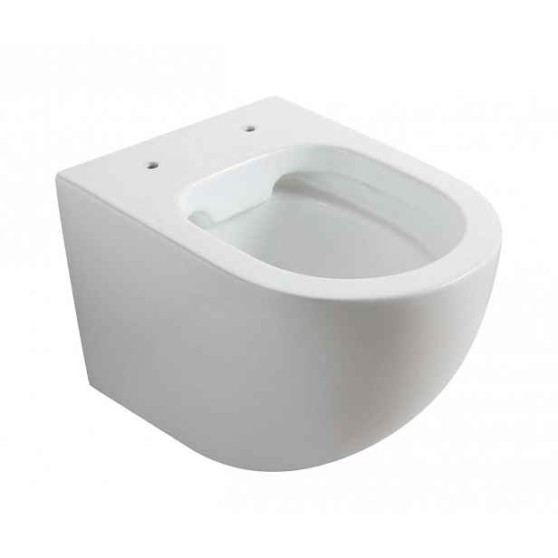 kielle Gaia - Závěsné kompaktní WC, Rimless, bílá 30115003T