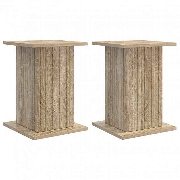 vidaXL Stojan na rostliny 2 ks Dub sonoma 30,5 x 30 x 43 cm