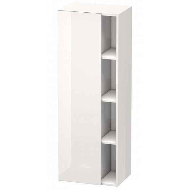 Duravit DuraStyle - Skříňka vysoká 140x50x36 cm, levá, lesklá bílá DS1239L2222