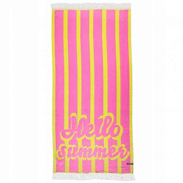 Texpol Lehký plážový bambusový ručník 75x150 Smarttowel Hello Summer