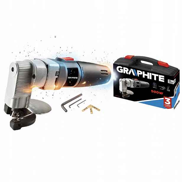 Graphite Nůžky Na Rovný Plech 500W 59G402