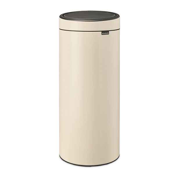 Béžový dotykový ocelový odpadkový koš 30 l Touch Bin – Brabantia