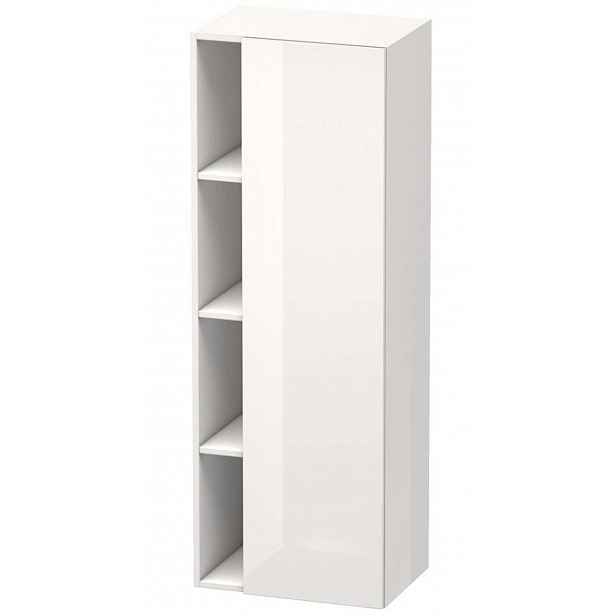 Duravit DuraStyle - Skříňka vysoká 140x50x36 cm, pravá, lesklá bílá DS1239R2222