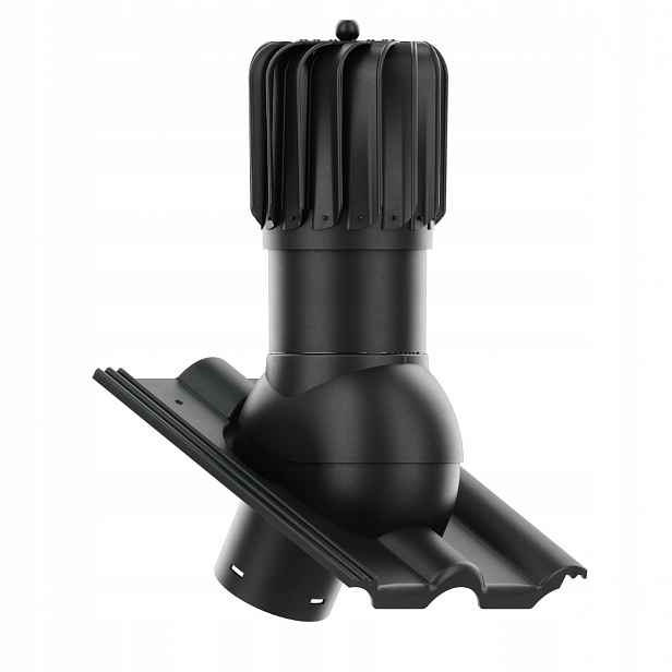 Otočný podélný větrací komín ⌀ 150 mm pro Classic Star, Elegant Antracit