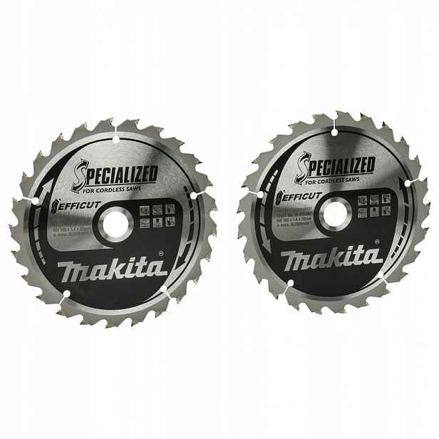 Kotoučová pila Makita B-62985-2 Specialized widia Efficut 165x20mm 25T 2ks