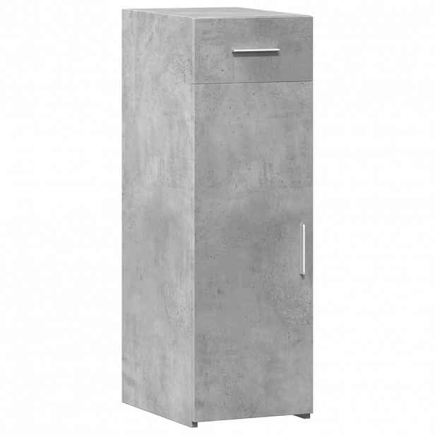 vidaXL Příborník betonově šedý 30 x 42,5 x 93 cm kompozitní dřevo