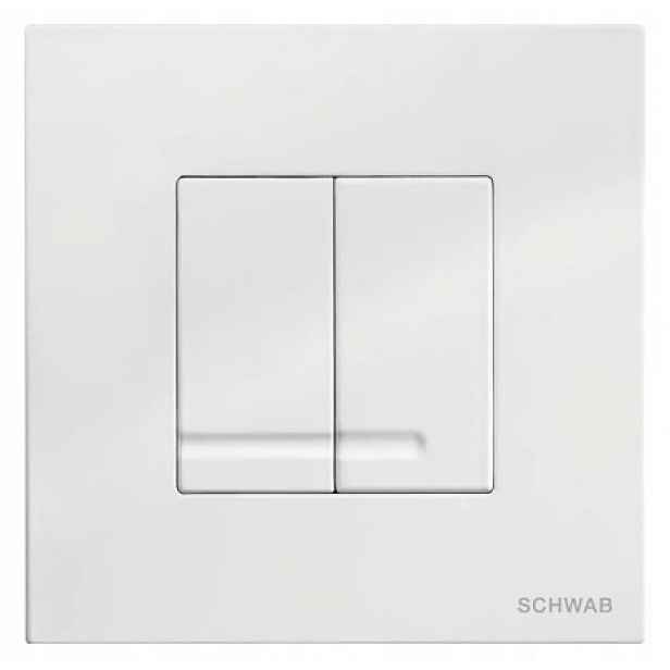 Splachovací tlačítko pro Wc Schwab dvoudílné Arte Duo Bílé 4060415601